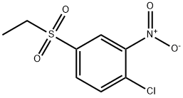 1-Chloro-4-(ethylsulfonyl)-2-nitrobenzene Struktur