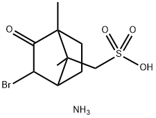 ammonium 3-bromo-2-oxobornane-8-sulphonate Struktur