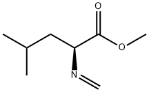 L-Leucine, N-methylene-, methyl ester (9CI) Struktur