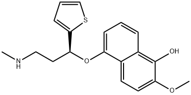 2-Methoxy-5-[(1S)-3-(methylamino)-1-(2-thienyl)propoxy]-1-naphthalenol|度洛西汀雜質(zhì)