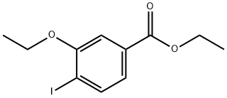 3-Ethoxy-4-iodobenzoic acid ethyl ester Struktur