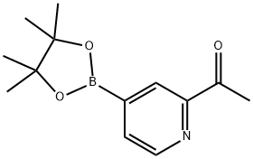 2-ACETYLPYRIDINE-4-BORONIC ACID PINACOL ESTER Struktur