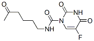 1-(5'-oxohexylcarbamoyl)-5-fluorouracil Struktur