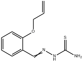 o-(Allyloxy)benzaldehyde thiosemicarbazone Struktur