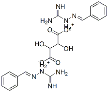 bis(benzylideneaminoguanidinium) tartrate Struktur