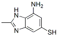 1H-Benzimidazole-5-thiol,  7-amino-2-methyl- Struktur