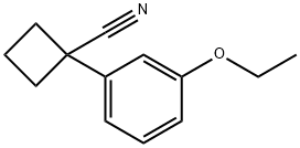 Cyclobutanecarbonitrile, 1-(3-ethoxyphenyl)- (9CI) Struktur