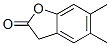 2(3H)-Benzofuranone,  5,6-dimethyl- Struktur