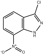 3-氯-7-硝基吲唑 結(jié)構(gòu)式