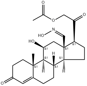 Aldosterone 18-OxiMe 21-Acetate Struktur