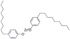 zinc bis(p-nonylphenolate) Struktur