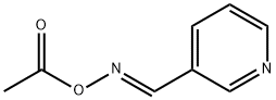 (E)-3-Pyridinecarbaldehyde O-acetyl oxime Struktur