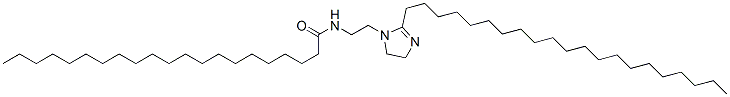 Heneicosanamide, N-[2-(2-heneicosyl-4,5-dihydro-1H-imidazol-1-yl)ethyl]-, epichlorohydrin-quaternized Struktur