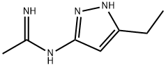 Ethanimidamide,  N-(5-ethyl-1H-pyrazol-3-yl)- Struktur