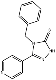 4-BENZYL-5-PYRIDIN-4-YL-4H-[1,2,4]TRIAZOLE-3-THIOL Struktur