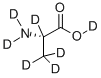 L-ALANINE (D7) Struktur