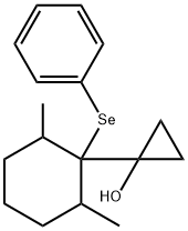 1-[2,6-Dimethyl-1-(phenylseleno)cyclohexyl]cyclopropanol Struktur