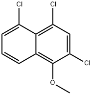 2,4,5-Trichloro-1-methoxynaphthalene Struktur