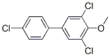 3,4',5-Trichloro-4-methoxybiphenyl Struktur