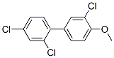 2,3',4-Trichloro-4'-methoxy-1,1'-biphenyl Struktur