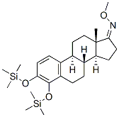 3,4-Bis[(trimethylsilyl)oxy]estra-1,3,5(10)-trien-17-one O-methyl oxime Struktur