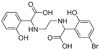 5-bromo-ethylenediamine-N,N'-bis(2-hydroxyphenylacetic acid) Struktur