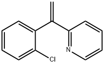 Pyridine,2-[1-(2-chlorophenyl)ethenyl]- Struktur