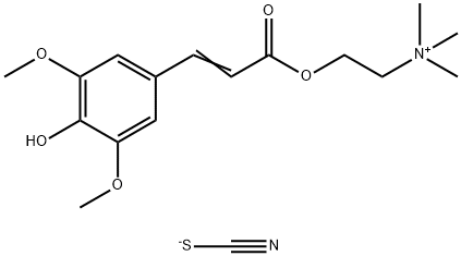 芥子堿硫氰酸鹽, 7431-77-8, 結(jié)構(gòu)式