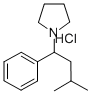 1-(3-Methyl-1-phenylbutyl)pyrrolidine hydrochloride Struktur