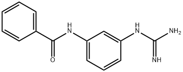 Benzamide, N-[3-[(aminoiminomethyl)amino]phenyl]- (9CI) Struktur