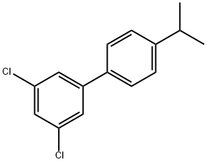 3,5-dichloro-4'-isopropylbiphenyl Struktur