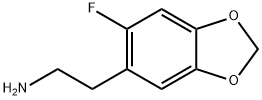 2-(6-FLUORO-BENZO[1,3]DIOXOL-5-YL)-ETHYLAMINE Struktur