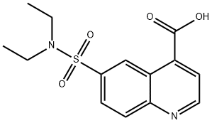 6-DIETHYLSULFAMOYL-QUINOLINE-4-CARBOXYLIC ACID Struktur