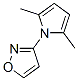 Isoxazole, 3-(2,5-dimethyl-1H-pyrrol-1-yl)- (9CI) Struktur