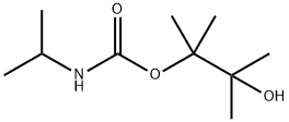 Carbamic acid, (1-methylethyl)-, 2-hydroxy-1,1,2-trimethylpropyl ester (9CI) Struktur