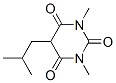 5-isobutyl-1,3-dimethylbarbituric acid Struktur