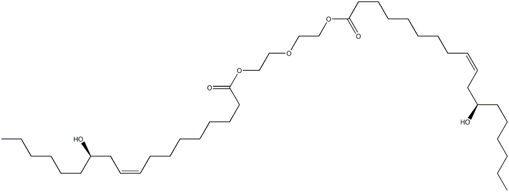 oxydiethylene diricinoleate Struktur