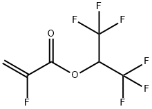 HEXAFLUOROISOPROPYL 2-FLUOROACRYLATE Struktur