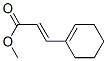 3-(Cyclohexenyl)2-propenoic acid methyl ester Struktur