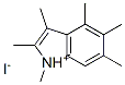 1,2,3,4,5,6-Hexamethylindolium iodide Struktur