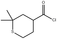 2H-Thiopyran-4-carbonylchloride,tetrahydro-2,2-dimethyl-(9CI) Struktur