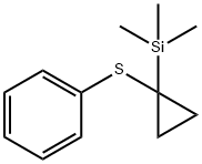 1-(TRIMETHYLSILYL)CYCLOPROPYL PHENYL SULFIDE Struktur