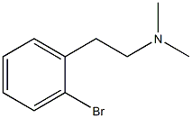 N,N-dimethyl-2-bromophenylethylamine Struktur