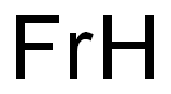 Francium Struktur