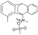 methyl(methyl-9,10-ethano-9(10H)-anthryl)ammonium methanesulphonate Struktur