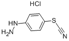 4-THIOCYANATOPHENYLHYDRAZINE HYDROCHLORIDE Struktur