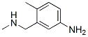 Benzenemethanamine, 5-amino-N,2-dimethyl- (9CI) Struktur