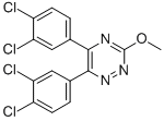 1,2,4-Triazine, 5,6-bis(3,4-dichlorophenyl)-3-methoxy- Struktur