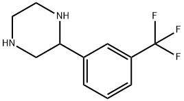 2-(3-TRIFLUOROMETHYL-PHENYL)-PIPERAZINE Struktur