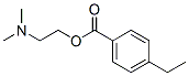 Benzoic acid, 4-ethyl-, 2-(dimethylamino)ethyl ester (9CI) Struktur